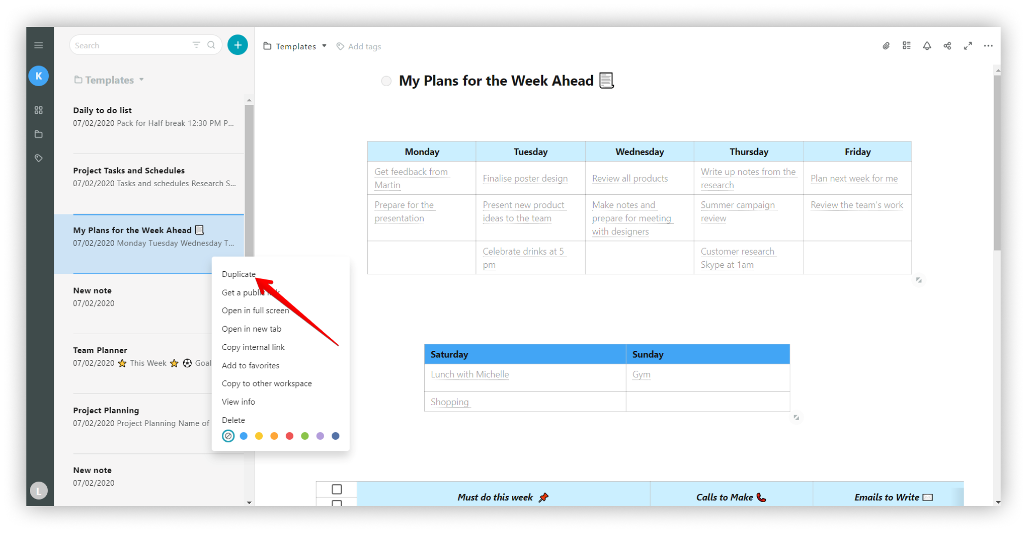 How to duplicate templates and tables FuseBase (Formerly Nimbus) How to duplicate templates and tables FuseBase (Formerly Nimbus)